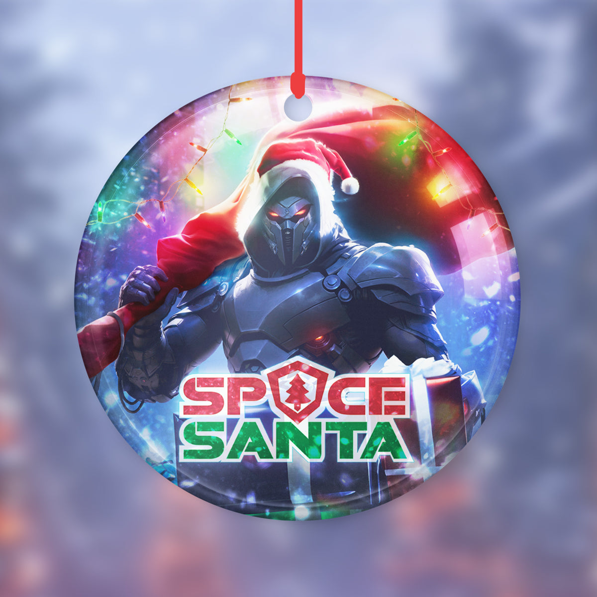 MSE Winter - Space Santa Ornament – Author Michael-Scott Earle | Book Store